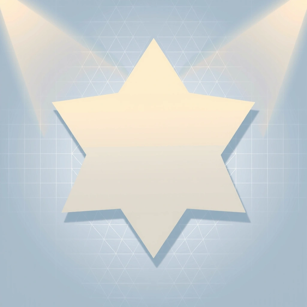 Fondo geométrico con estrellas